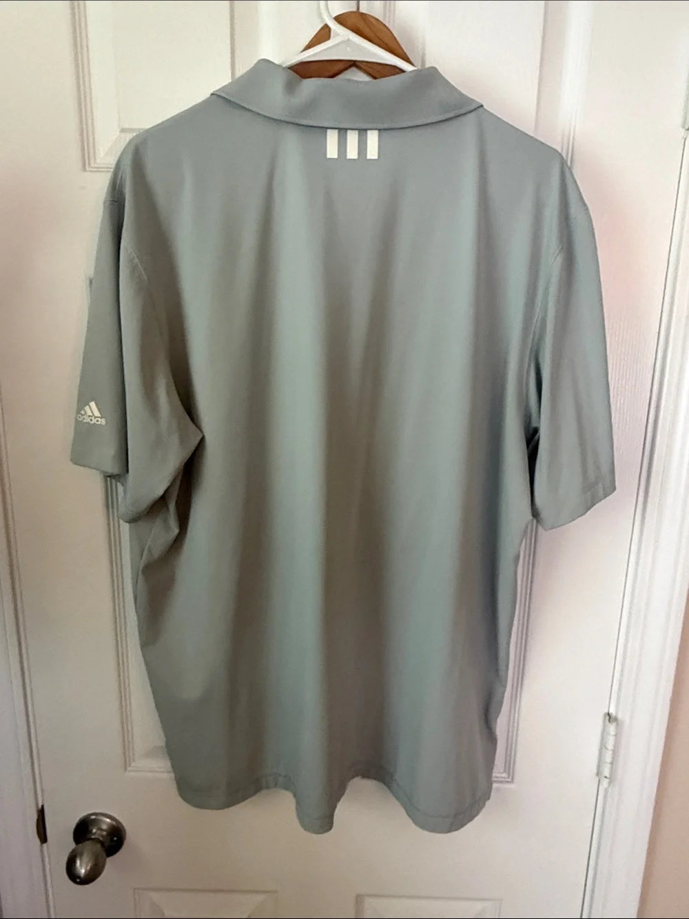 adidas Men's Polo Shirt in Light Gray